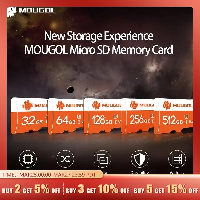 MOUGOL ޸ ī,  ̴ SD ī, Ŭ 10, ũ SD ī TF ī, 512GB, 256GB, 128GB, 32GB, 64GB